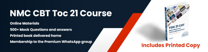 NMC CBT adult nursing CBT ToC 21